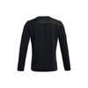 Under Armour Embroidered Logo Crewneck Sweatshirt Men Tops Black 1366222-001