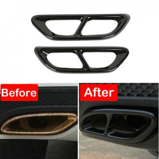 Car Rear Cylinder Exhaust Pipe Cover Trim For Honda Accord 2018- Accessories