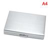 Aluminium Antimagnetischer Kartenhalter Damen Herren Metall Rindsleder Kredit
