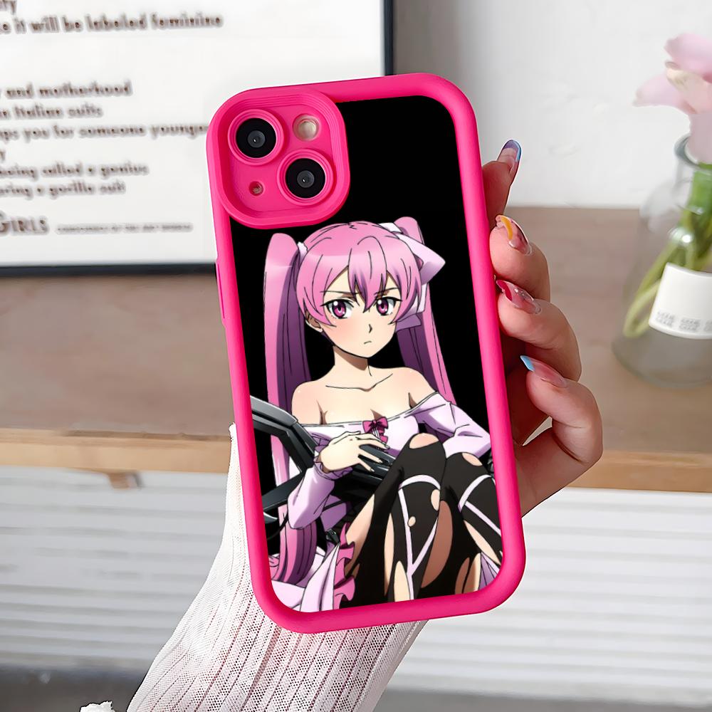 

Akame Ga Kill Mine Phone Case for iPhone 17 16 15 14 13 12 11 Air Pro Max Plus Red Soft TPU Shockproof Cover iPhone 13 Pro