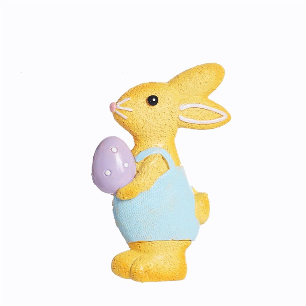 

2025 Пасхальный кролик подвесной кулон смоляной пряничный яичный кролик украшение на елку подвесная фигурка детские подарки украшения для вечеринки дома