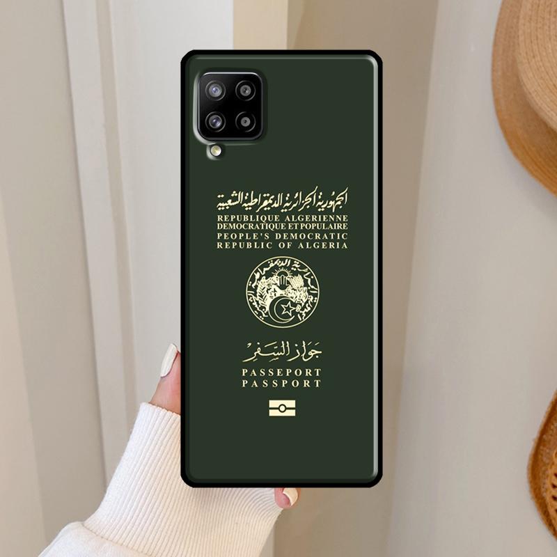 Algerian Algeria Passport Case For Samsung Galaxy A56 A36 A06 A13 A32 A12 A22 A52 A35 A26 A16 A55 A15 A54 A34 A14 A53