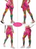 High-Waisted Women's Yoga Pants - Tummy Control, Printed Sportswear for Outdoor Fitness
