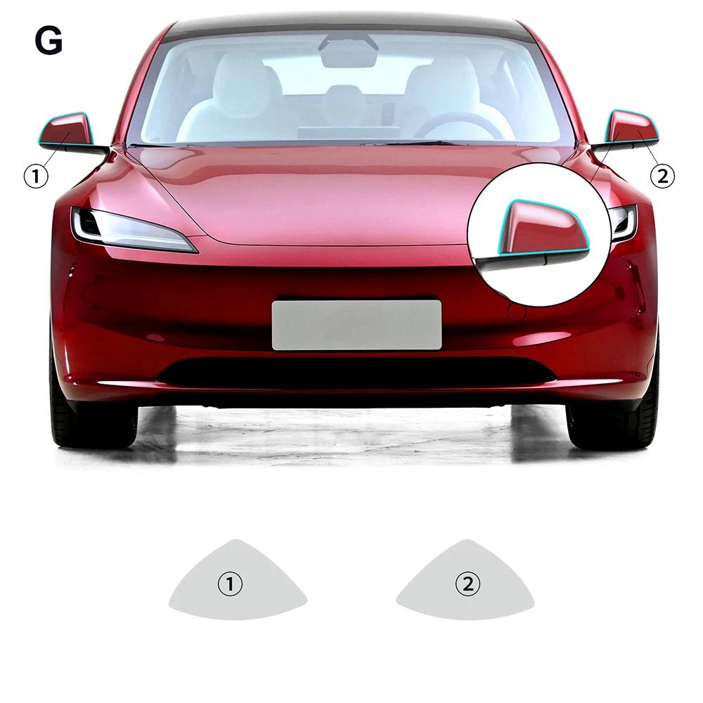 Pre-cut Paint Protection Film for Tesla Model 3 Highland 2024 Car Clear PPF TPU Transparent Headlight Rearview Film Body Sticker