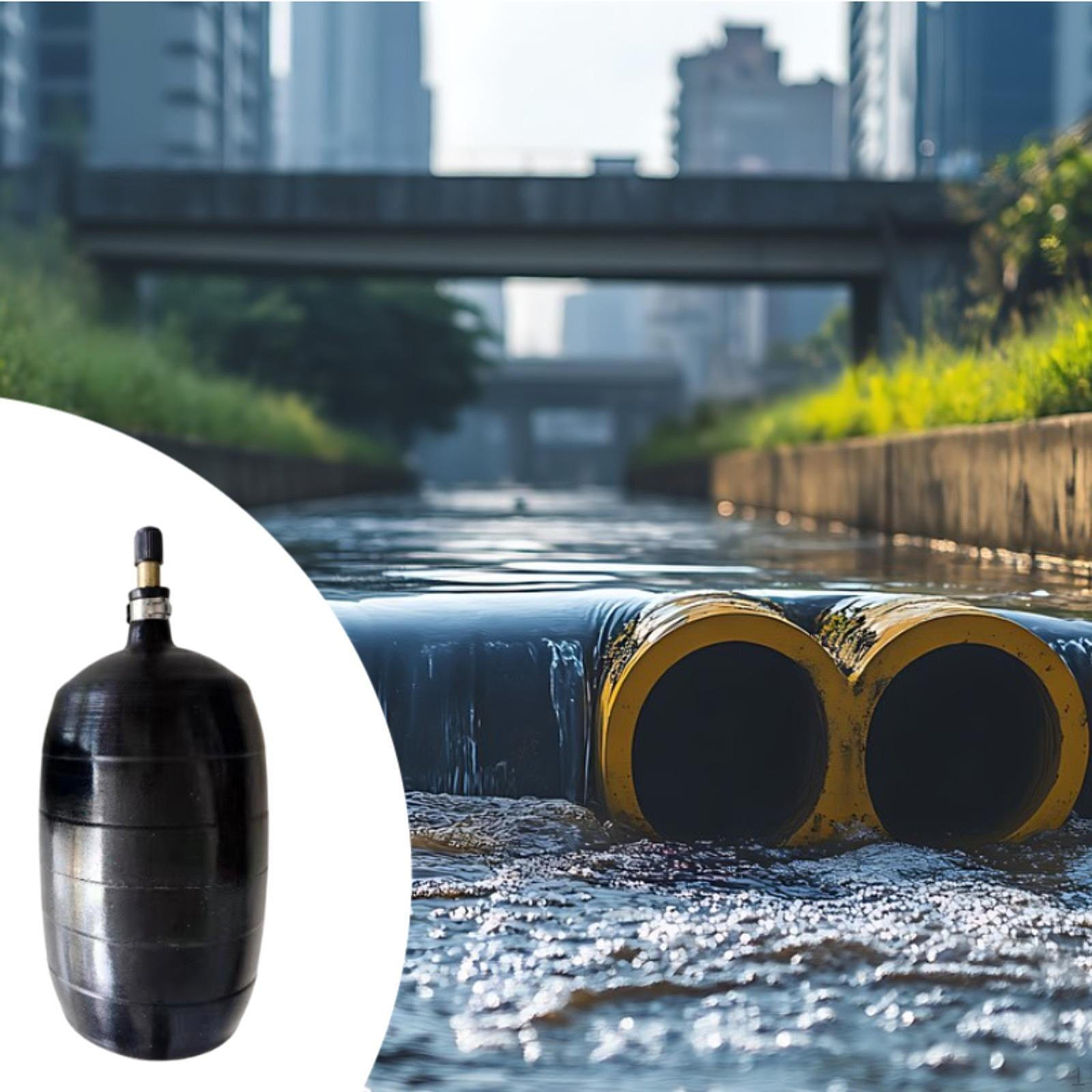 

Надувная заглушка для трубы, резиновая, для испытания под давлением, высокая производительность, портативный сантехнический мяч