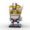 Brick Saint Warrior Glacier Brick Touhou Assembling Brick Toy Small Particle Model