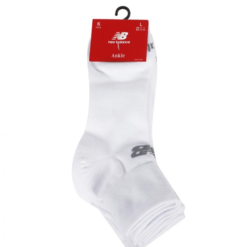New Balance Performance Cotton Flat Knit Socks 6 Pack