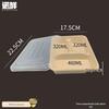 NuoXian Biodegradable 3-Compartment Disposable Meal Boxes