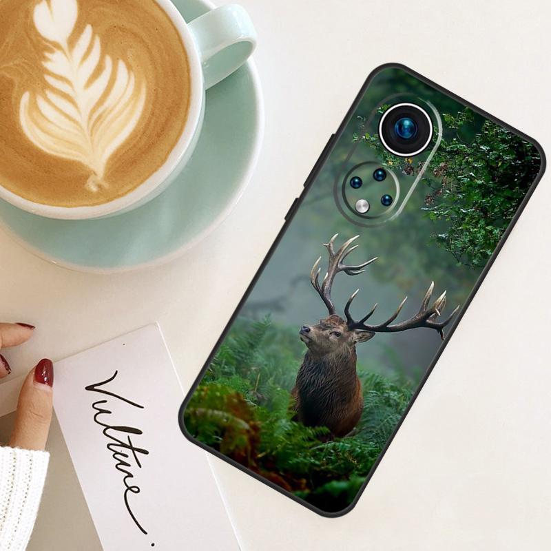 

Deer For Huawei P40 P20 P30 P60 Pro Nova 5T 9 P Smart Honor Magic5 Lite 50 70 90 X8 X8a X9a Case Honor Magic5 Pro