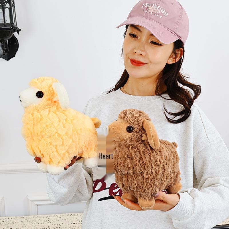 Little Lamb Plush Toy: Claw Machine Doll, Goat Pillow, Toss Gift