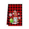 Christmas gift hanging kitchen towel hand wipe absorbent towel household bathroom cartoon hanging towel cleaning rag