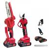 Cordless Mini Chainsaw and Pruning Shears Set 21V, Brushless Garden Tool Kit with 2 Batteries