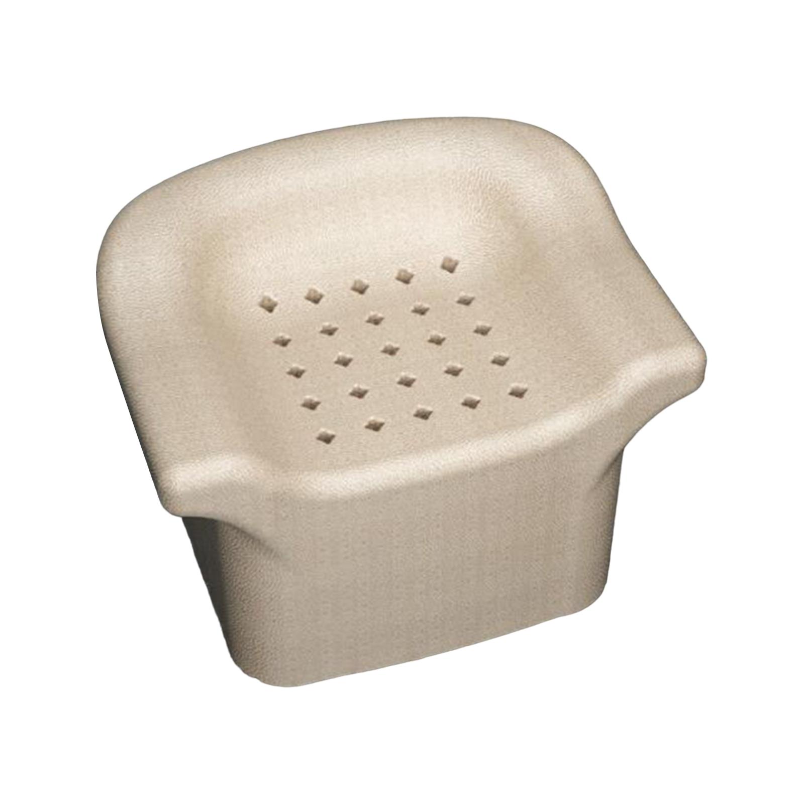 

Bathtub Chair, Bathroom Chair, Waterproof, Non Slip, Lightweight Toilet Seat Bath Stool for Living Room, Outdoor, Restroom бежевый