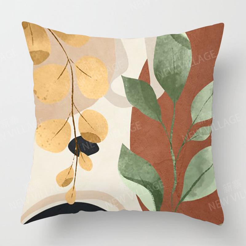 Nordic Modern Abstract Geometric Living Room Sofa Cushion Cover Home Decor Pillowcase 45X45Cm 45*45 50X50 60X60Cm 40X40 35X35