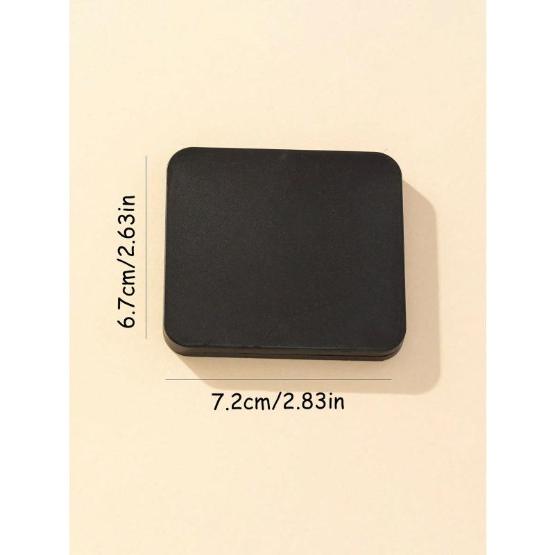 Minimalist Portable White Square Folding Mirror,Makeup Tools Gifts For Women