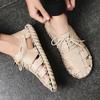 new summer simple fashion baotou sandals men outdoor sports beach shoes British style handmade casual shoes