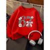 Kids Girls Crewneck Sweatshirt, Leopard Zebra Print Flower Bow Number 67 Long Sleeve Pullover, Cute Birthday Sweatshirt For Kids Over 4 Years Old