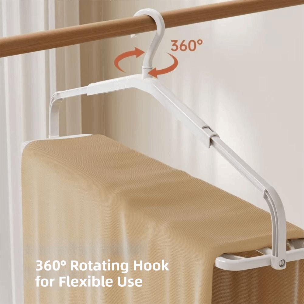 Windproof Quick Dry Hanger Non-Slip Clothes Drying Rack Portable Foldable Clothes Hanger  Home