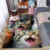 Cute Colorful Cats Print Carpet for Bedroom Living Room Home Decor Suitable for Use As an Anti-slip for Living Room Bedroom Sofas