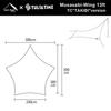 Designs Musasabi Wing Version TC Material Solo Camping Wing Tarp Wild Camping Tarp Overnight Campfire Includes Storage Bag and Guy Lines Tent-Mark