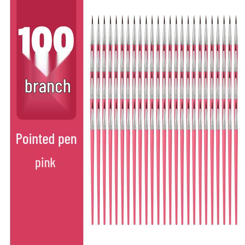 Wei Zhuang Kids' DIY Plaster Nylon Fine Liner Blue Brush for Oil Painting & Graffiti.