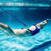 4M Schwimmgürtel Verstellbar Schwimmtraining Widerstand Elastischer Gürtel Trainingsgerät Sicherheits-Schwimmgürtel Schwimmleine Elastisches Seilband