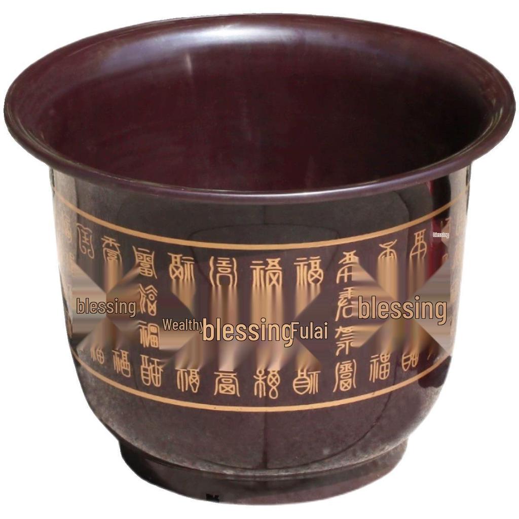 Extra Large Durable Plastic Flower Pot with Tray