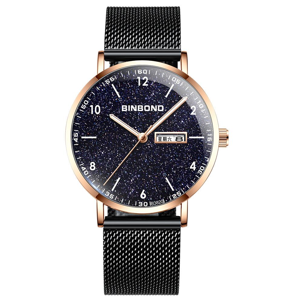 Wormhole Concept Automatic Mechanical Watch Junior High School Trend Student Watch Men's Quartz Waterproof Ultra-thin Men's Watch