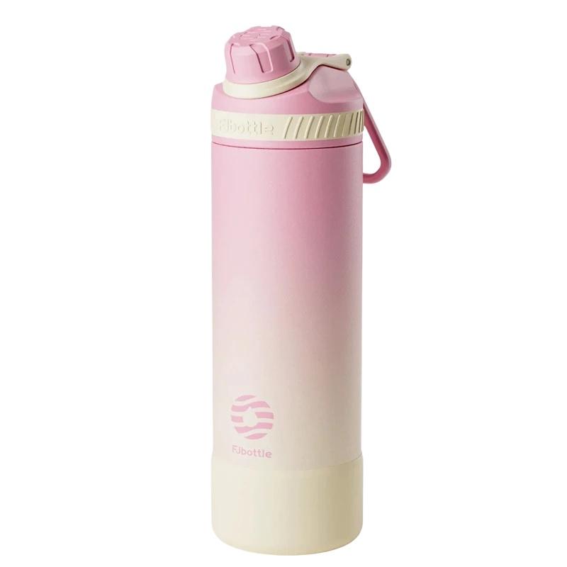 

Fjbottle 710/950ML Themos Cups Stainless Steel Sports Water Bottles Portable Insulated Mug Keep Cold/Warm Outdoor Travel Tumbler 710ML розовый