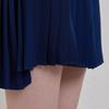 J.JANE Asymmetrical Chiffon Pleated Skirt (Navy)