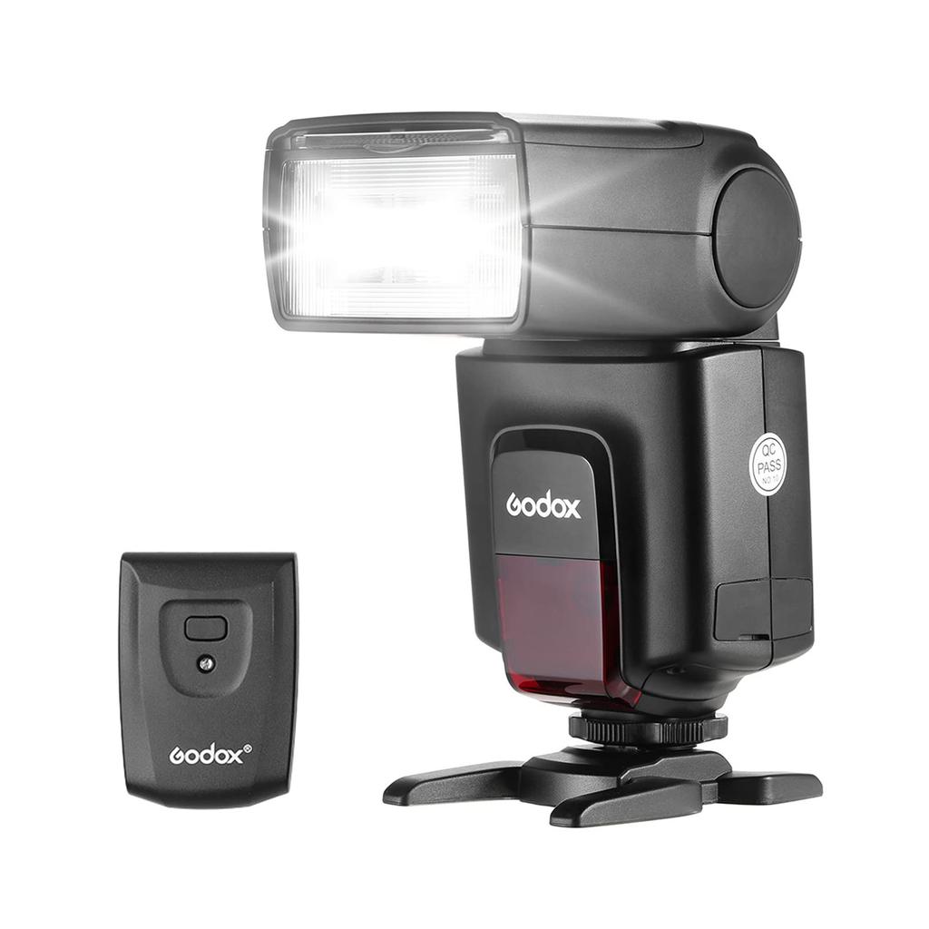 Godox TT520 Flash Speedlite for Cameras and SLR Cameras with Trigger Guide Number Mode Compatible with AT-16 Transmitter, 33, S1/S2 Support, 2.4G