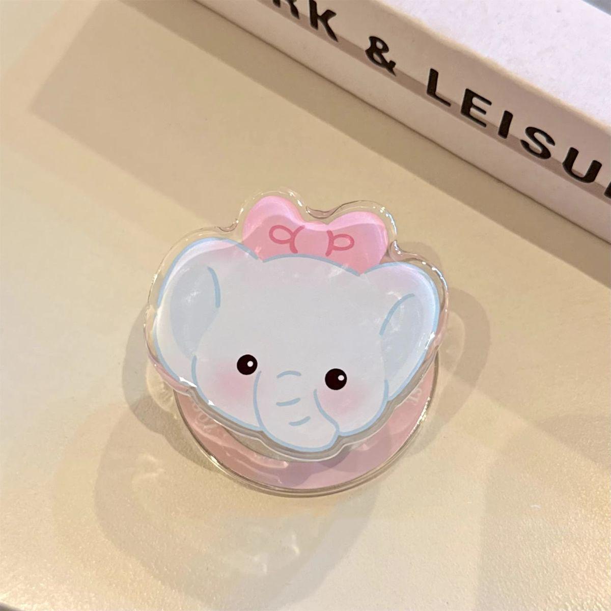 Cute Cartoon Heart Magnetic Stand for Any Phone Case – Strong Adsorption