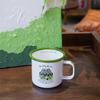 Outdoor Back To Ancients Creative Enamel Camping Mug 300ml Metal Enamel Coffee Tea Camping Hiking Backpacking Fishing Picnic