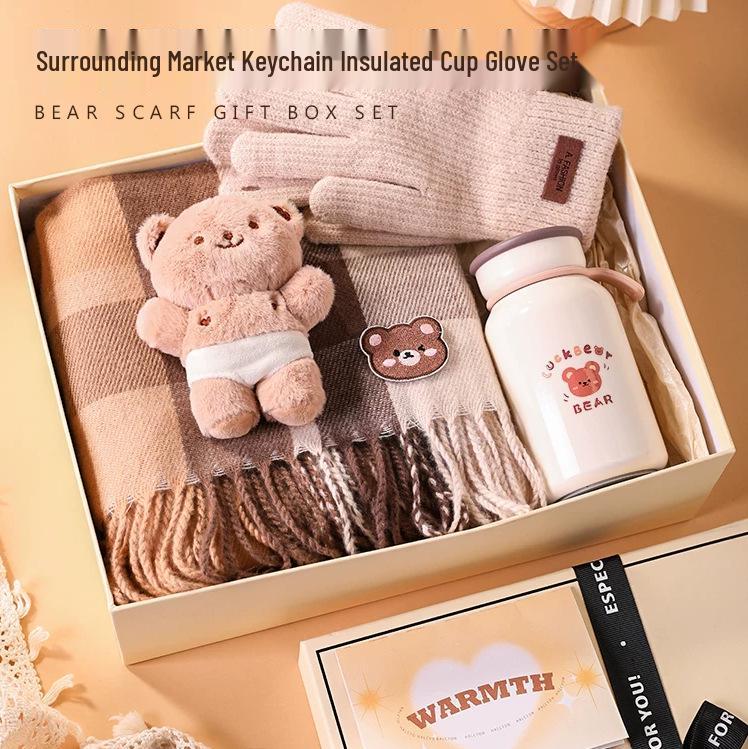 2025 High-End Birthday Scarf Gift Box for Girls, Best Friends, or Wife