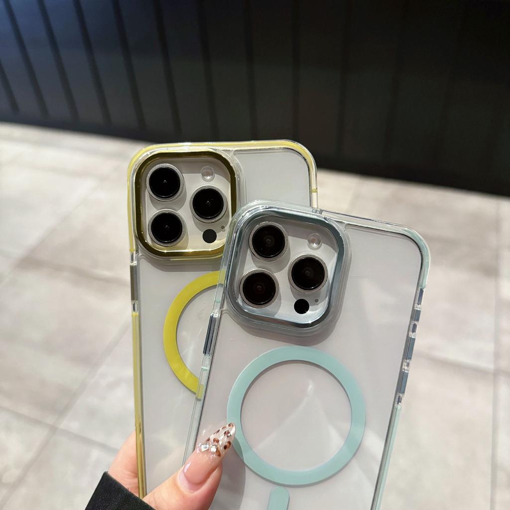 Applicable To Apple 17promax Acrylic Magnetic Phone Case IPhone 16 Comes with Lens Anti Fall Protection Case