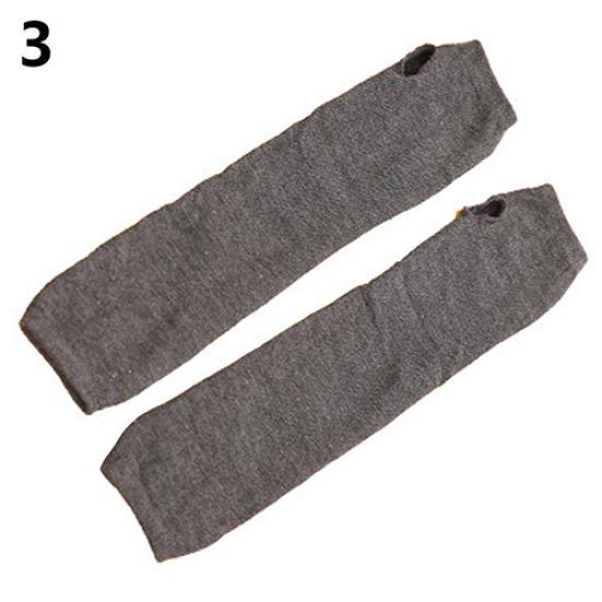 Fashion Women Lady Knitted Long Fingerless Gloves Wrist Arm Hand Warmer Winter