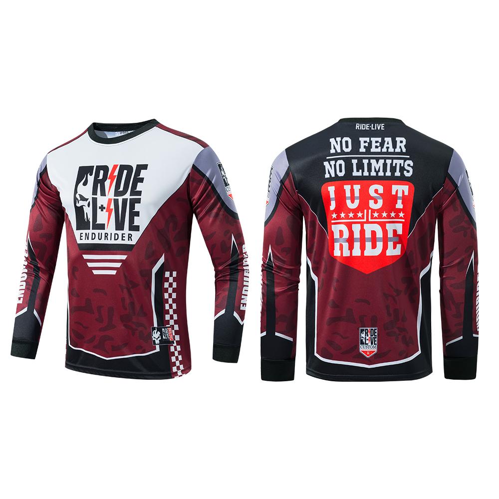 Motorcycle jersey Shirt cycling Racing Bicycle Bike Jersey Racing for men sports Longsleeve apparels M