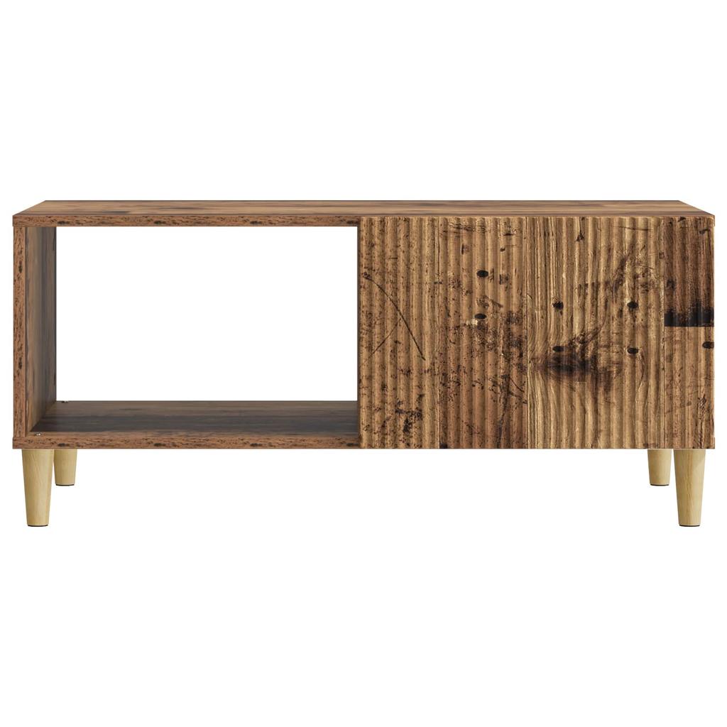 Vintage Style Coffee Table Made of Reclaimed Wood 90 x 50 x 40 cm Wood Based Panel
