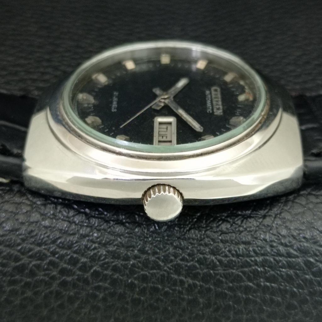 VINTAGE CITIZEN AUTOMATIC 8200 JAPAN MENS ORIGINAL DIAL WATCH a708427-1
