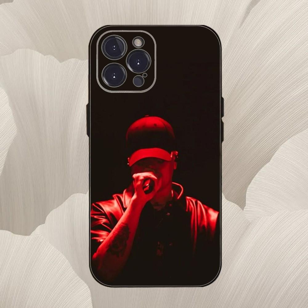 Sänger D-Dellafuente-Musics Handyhülle Für iPhone 16,se4,15,14,13,12,11,Pro,X,XS,Max,XR,Plus,Mini Weiche Schwarze Hülle