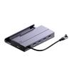 Type C 7in1 Hub M.2 SSD Dock Stand for Steam Deck Nintendo Switch 4K60Hz Gigabit LAN 100W PD Charging Docking Station