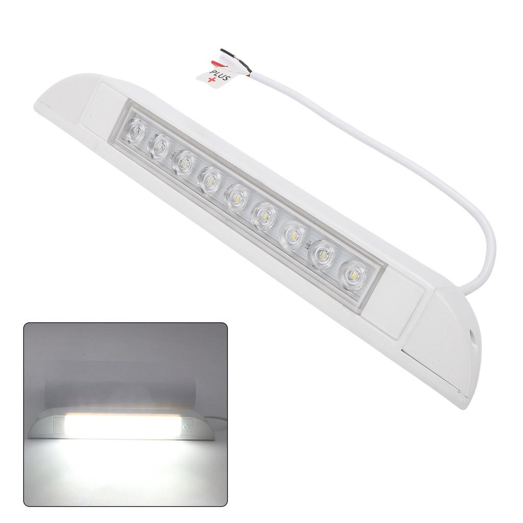 RV LED Awning Porch Light 10 Inch 6000K Cool White Lighting IP67 Waterproofing RV Exterior Porch LED Flood Light