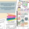 Instantly Available Cute Monster Emotional Management Workbook for Kids – 50 Pages