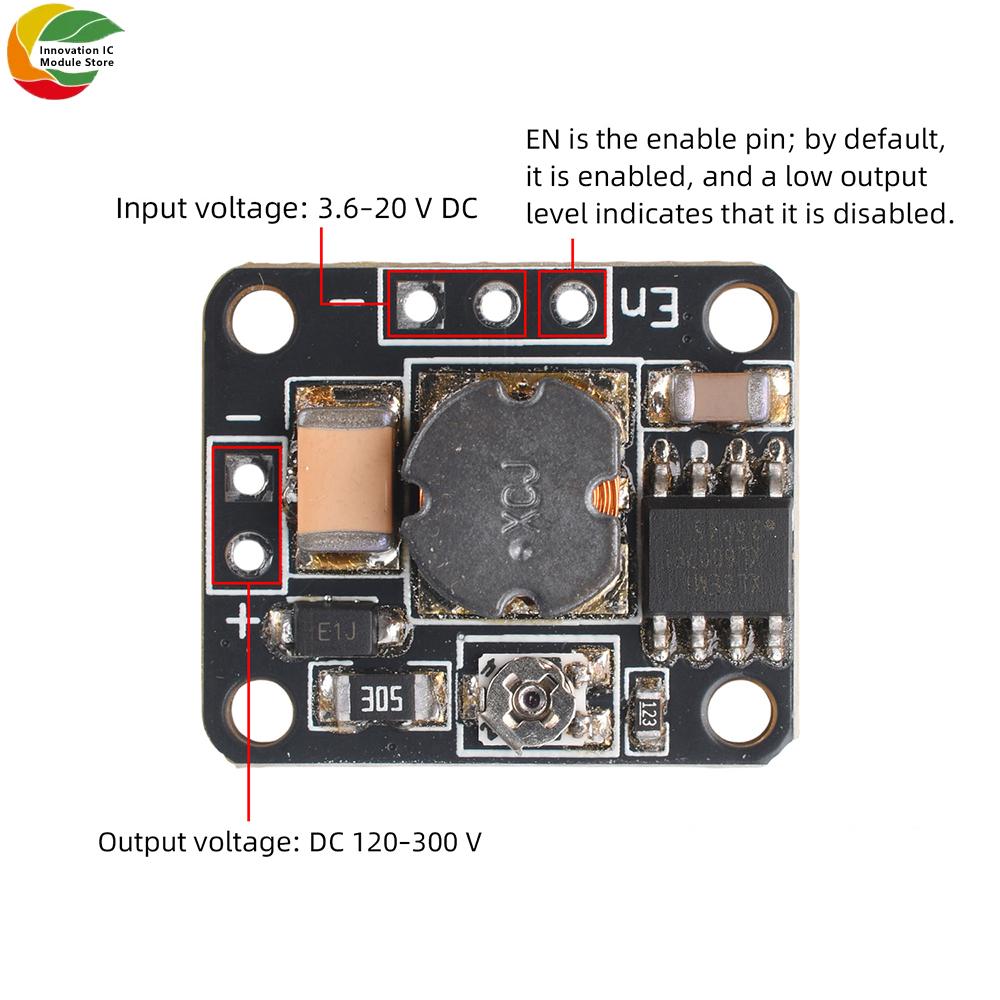DC 3.6-20V to 120-300V/150-500V Boost Module DC-DC Power Module High Voltage Module Power Conversion Board DIY
