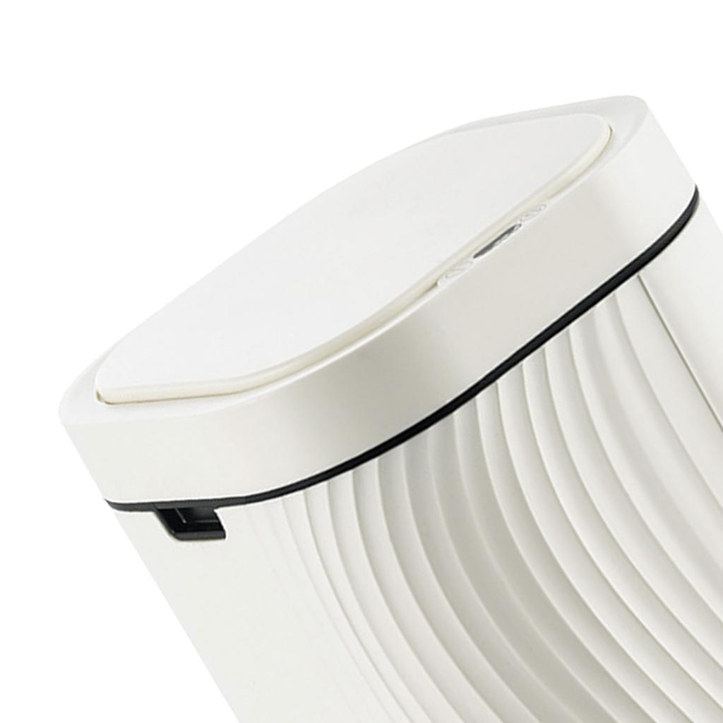 Viedā sensora miskaste ar vāku un smaržu necaurlaidīgu, automātisku slēdzi, atkritumu tvertne mājas vannas istabas virtuvei