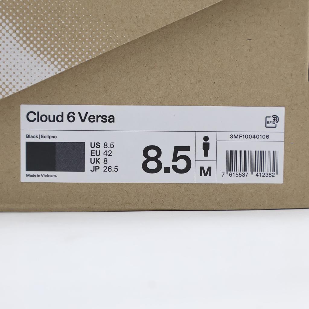 3MF10040106 On Cloud 6 Versa Black Eclipse (Men's)