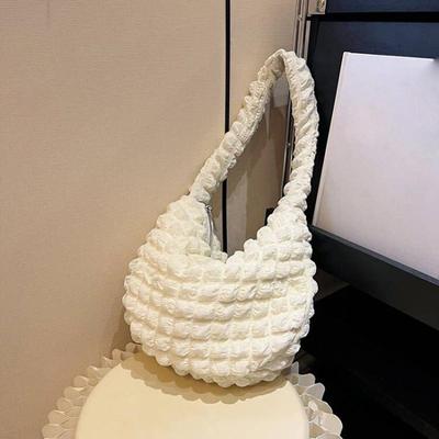 Frauen Wolke Blasen Schulter Tasche Weiche Nylon Puff Große Kapazität Handtasche Casual Shopper Tote Weibliche Bücher Unterarm Tasche