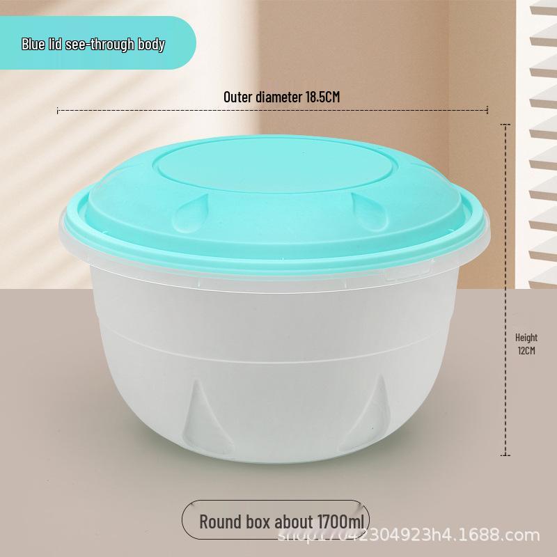 High-Quality Buckle Meal Box for Mala Tang, Hot Pot, and Pickled Fish - Thickened Round Anti-Theft Takeaway Soup Bowl