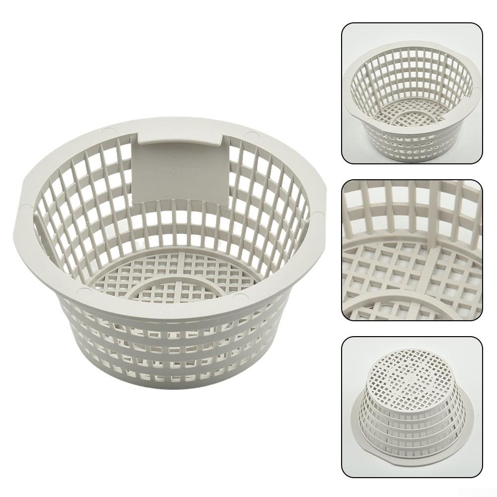 Koszyk na skimmer basenowy, plastikowy, praktyczny, okrągły koszyk na sitko