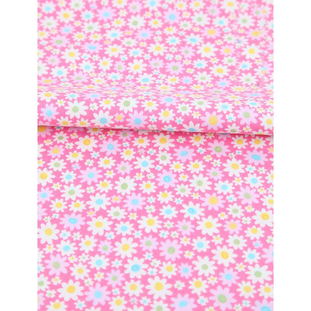 25cmx20cm 6ks potisk Květinový DIY Kid Baby Face Bavlněný potah Látka Šicí materiál